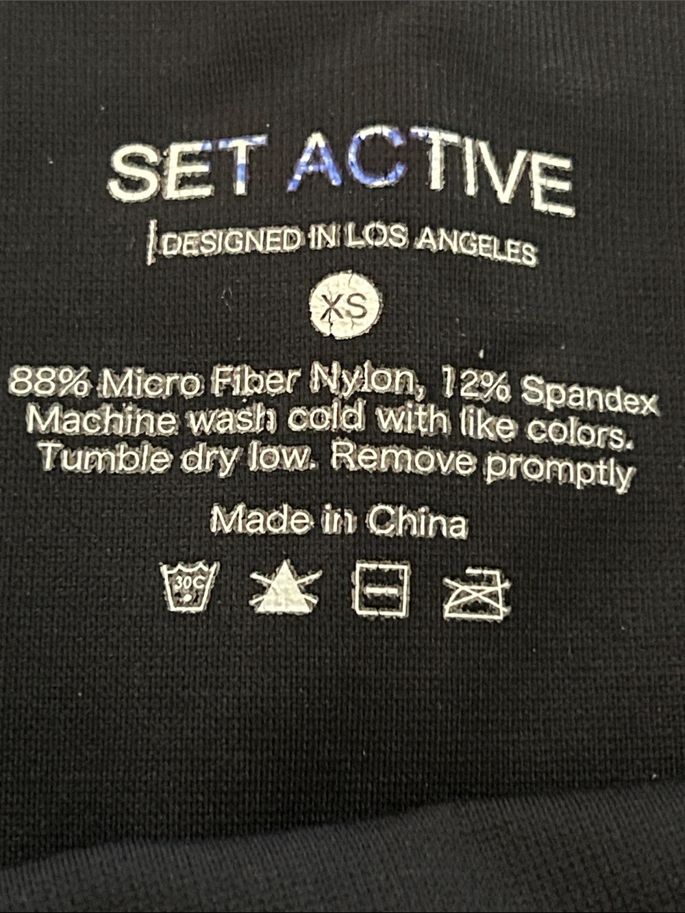 SET Active Black High-Waist Sculpting Leggings XS - Picture 4 of 8